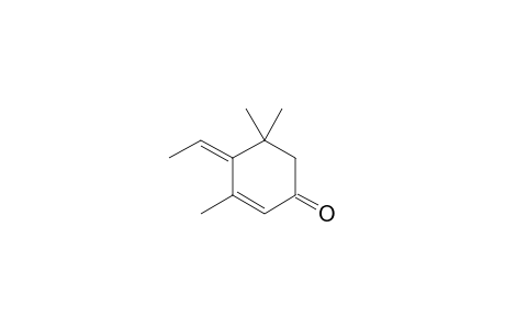 (4Z)-4-ethylidene-3,5,5-trimethylcyclohex-2-en-1-one