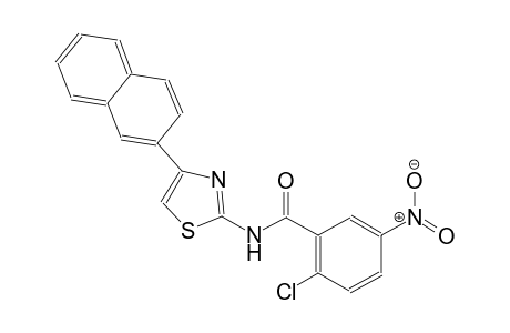 2-chloro-N-[4-(2-naphthyl)-1,3-thiazol-2-yl]-5-nitrobenzamide
