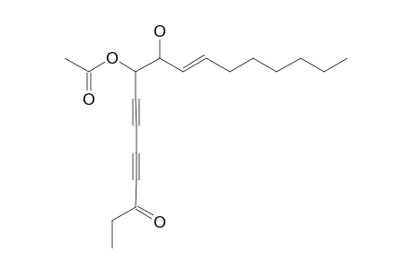(E)-FALCARINDIOLON-8-ACETATE;(E)-8,9-DIHYDROXY-3-KETO-HEPTADECA-10-EN-4,6-DIYN-8-ACETATE