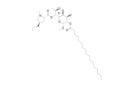 CLINDAMYCIN_HEPTADECANOATE;IMPURITY-IX;METHYL_7-CHLORO-6,7,8-TRIDEOXY-6-(1-METHYL-TRANS-4-PROPYL-L-2-PYRROLIDINECARBOXAMIDO)-1-THIO-L-THREO-ALPHA-D-GALACTO