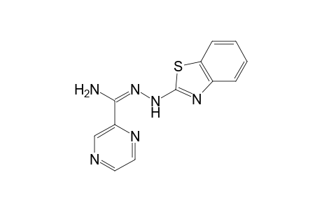 2-Pyrazine-[N(1)-(2'-benzothiazolyl)amino] - hydrazone