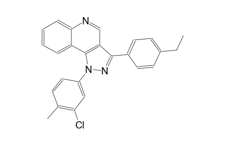 1-(3-chloro-4-methylphenyl)-3-(4-ethylphenyl)-1H-pyrazolo[4,3-c]quinoline