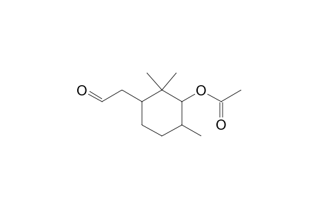 Cyclohexaneacetaldehyde, 3-(acetyloxy)-2,2,4-trimethyl-