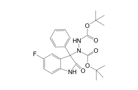 Di-tert-butyl 1-(5-fluoro-2-oxo-3-phenylindolin-3-yl)hydrazine-1,2-dicarboxylate