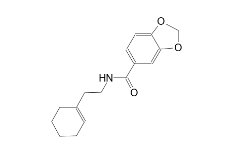 N-[2-(1-cyclohexen-1-yl)ethyl]-1,3-benzodioxole-5-carboxamide