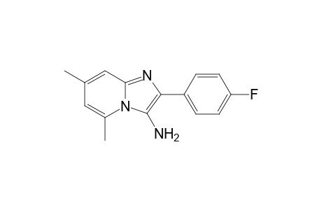 2-(4-Fluorophenyl)-5,7-dimethylimidazo[1,2-a]pyridin-3-amine