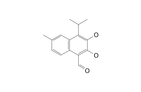 2,3-DIHYDROXY-4-ISOPROPYL-6-METHYL-1-NAPHTHALDEHYDE