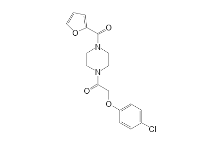 2-(4-Chloranylphenoxy)-1-[4-(furan-2-ylcarbonyl)piperazin-1-yl]ethanone