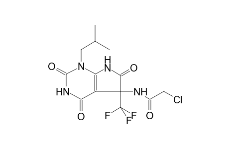 2-chloro-N-[1-isobutyl-2,4,6-trioxo-5-(trifluoromethyl)-2,3,4,5,6,7-hexahydro-1H-pyrrolo[2,3-d]pyrimidin-5-yl]acetamide