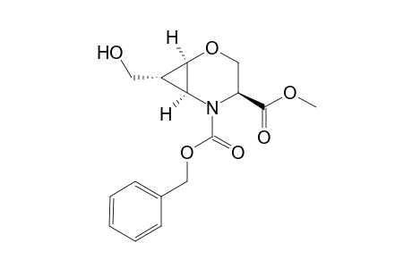 (1R,4S,6S,7R)-7-Hydroxymethyl-2-oxa-5-aza-bicyclo[4.1.0]heptane-4,5-dicarboxylic acid 5-benzyl ester 4-methyl ester