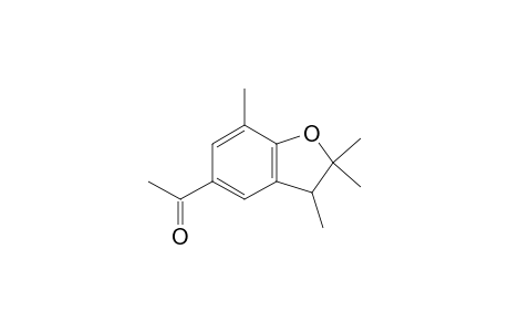 1-(2,2,3,7-Tetramethyl-3H-benzofuran-5-yl)ethanone