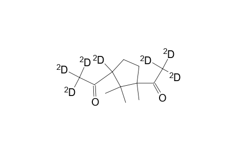 Ethanone-2,2,2-d3, 1,1'-(2,2,3-trimethyl-1,3-cyclopentanediyl-1-d)bis-