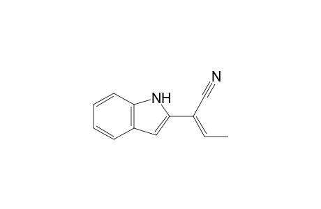 (Z)-2-(1H-indol-2-yl)-2-butenenitrile