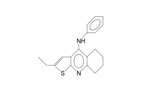 4-Anilino-2-ethyl-5,6,7,8-tetrahydro-thieno(2,3-B)quinoline