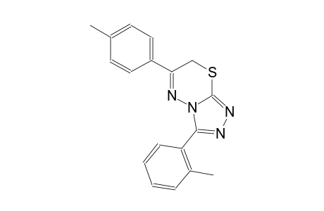 3-(2-methylphenyl)-6-(4-methylphenyl)-7H-[1,2,4]triazolo[3,4-b][1,3,4]thiadiazine