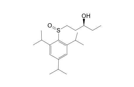 (S)-1-[(2,4,6-triisopropylphenyl)sulfinyl)pentan-3-ol