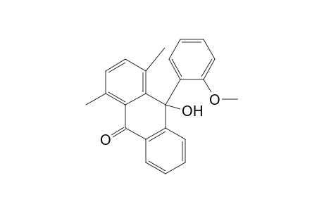 9(10H)-Anthracenone, 10-hydroxy-10-(2-methoxyphenyl)-1,4-dimethyl-