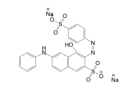 2-Naphthalenesulfonic acid, 4-hydroxy-6-(phenylamino)-3-[(4-sulfophenyl)azo]-, disodium sal