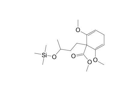 2,5-Cyclohexadiene-1-carboxylic acid, 2,6-dimethoxy-1-[3-[(trimethylsilyl)oxy]butyl]-, methyl ester
