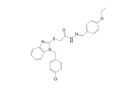 acetic acid, [[1-[(4-chlorophenyl)methyl]-1H-benzimidazol-2-yl]thio]-, 2-[(E)-(4-ethoxyphenyl)methylidene]hydrazide