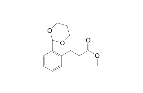 2-[2-[2-(Methoxycarbonylethyl]phenyl]-1,3-dioxolane