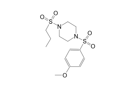 piperazine, 1-[(4-methoxyphenyl)sulfonyl]-4-(propylsulfonyl)-