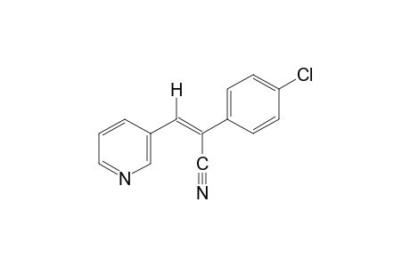 trans-alpha-(p-chlorophenyl)-3-pyridineacrylonitrile