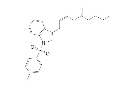 3-[(2Z)-5-Butylhexa-2,5-dien-1-yl]-1-[(4-methylphenyl)sulfonyl]-1H-indole