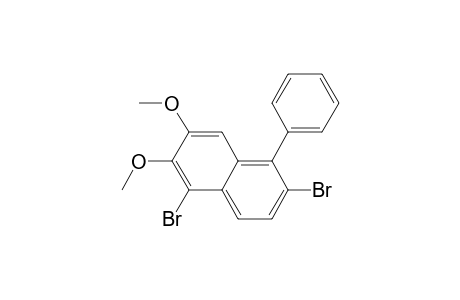 Naphthalene, 1,6-dibromo-2,3-dimethoxy-5-phenyl-