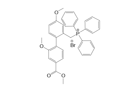 {5-Methoxy-2-[2'-methoxy-4'-(methoxycarbonyl)phenyl]benzyl triphenyl phosphonium bromide