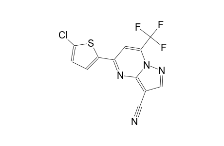 5-(5-chloro-2-thienyl)-7-(trifluoromethyl)pyrazolo[1,5-a]pyrimidine-3-carbonitrile