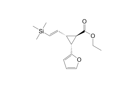 trans-2-Furyl-trans-3-[2-(trimethylsilyl)vinyl]-1-(ethoxycarbonyl)cyclopropane