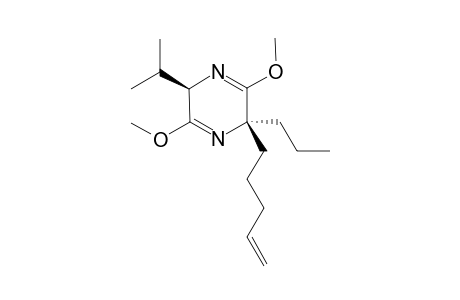 (2R,5R)-2-isopropyl-3,6-dimethoxy-5-pent-4-enyl-5-propyl-2H-pyrazine