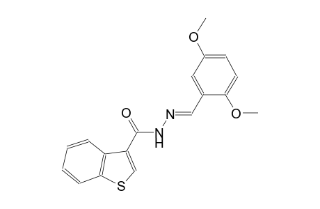 N'-[(E)-(2,5-dimethoxyphenyl)methylidene]-1-benzothiophene-3-carbohydrazide