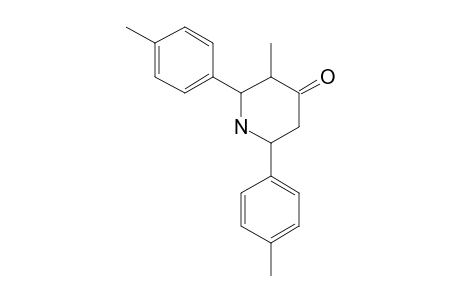 3-Methyl-2,6-bis(4-methylphenyl)-4-piperidinone