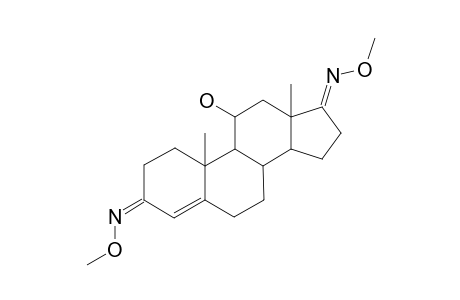 ANDROST-4-ENE-11.ALPHA.-OL-3,17-DIONE(3,17-DI-O-METHYLOXIME)