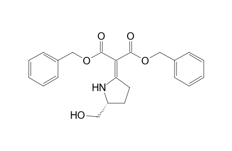 (R)-2-(5-Hydroxymethylpyrrolidin-2-ylidene)malonic acid dibenzyl ester