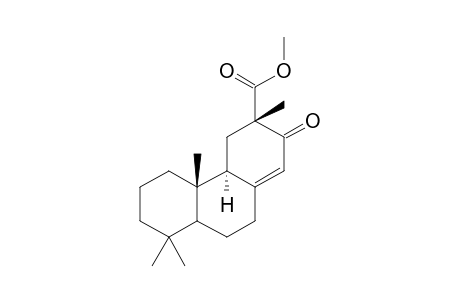 12.alpha.-Methoxycarbonyl-12.beta.-methyl-8(14)-podocarpen-13-one
