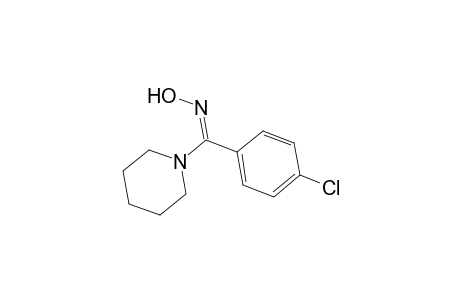 1-[(Z)-(4-Chlorophenyl)(hydroxyimino)methyl]piperidine