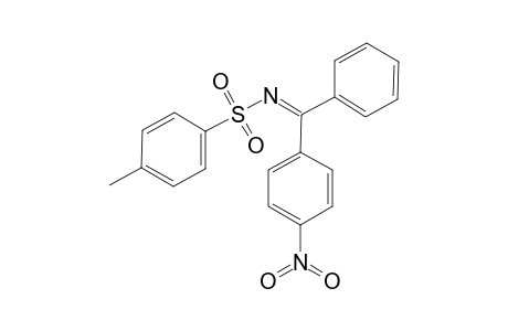 S-(p-Tolyl)-N-sulfonyl-N-[(p-nitrophenyl)-(phenyl)methyl]imine