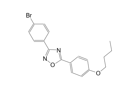 3-(4-bromophenyl)-5-(4-butoxyphenyl)-1,2,4-oxadiazole