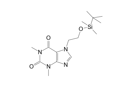 .beta.-Hydroxyethyltheophylline tert-butyldimethylsilyl ether