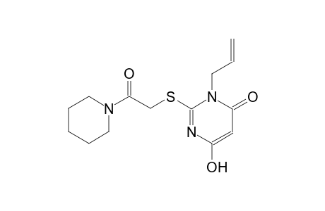 3-allyl-6-hydroxy-2-{[2-oxo-2-(1-piperidinyl)ethyl]sulfanyl}-4(3H)-pyrimidinone