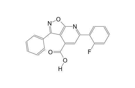 isoxazolo[5,4-b]pyridine-4-carboxylic acid, 6-(2-fluorophenyl)-3-phenyl-