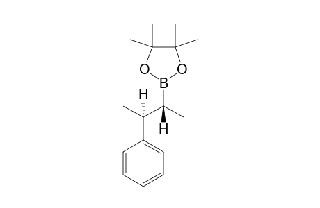 ANTI-4,4,5,5-TETRAMETHYL-2-[(1R*,2R*)-1-METHYL-2-PHENYLPROPYL]-1,3,2-DIOXABOROLANE