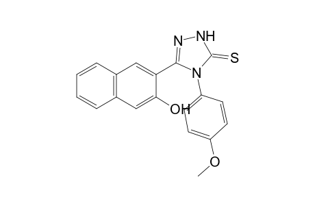 3-(3-hydroxynaphthalen-2-yl)-4-(4-methoxyphenyl)-1H-1,2,4-triazole-5(4H)-thione