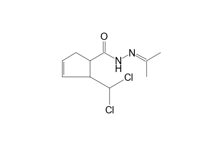 2-(DICHLOROMETHYL)-3-CYCLOPENTENE-1-CARBOXYLIC ACID, ISOPROPYLIDENEHYDRAZIDE