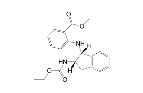 cis-2-Ethoxycarbonylamino-1-(2-methoxycarbonylanilino)indane