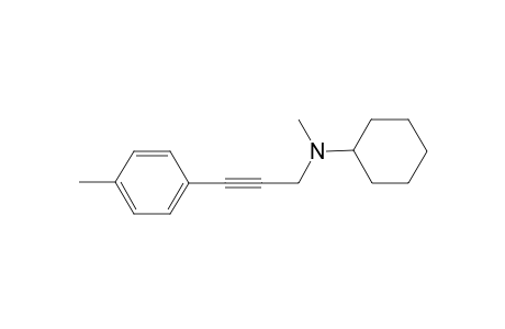 N-methyl-N-(3-(p-tolyl)prop-2-yn-1-yl)cyclohexanamine