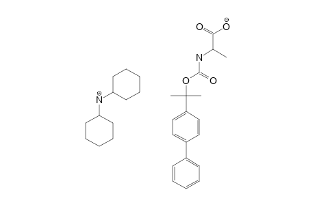 N-CARBOXY-L-ALANINE, N-(alpha,alpha-DIMETHYL-p-PHENYLBENZYL) ESTER,COMPOUND WITH DICYCLOHEXYLAMINE (1:1)
